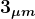 \large\boldsymbol{3_{\mu m}}