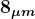 \large\boldsymbol{8_{\mu m}}