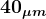 \large\boldsymbol{40_{\mu m}}