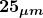 \boldsymbol{25_{\mu m}}